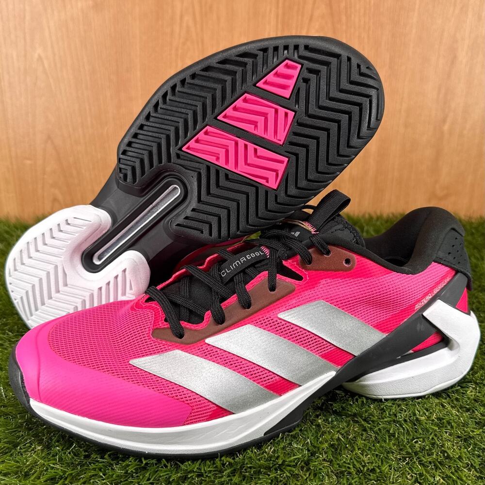 adidas Adizero Ubersonic 5 Lucid Pink Tennis Shoes JQ2901 Men's Size 9